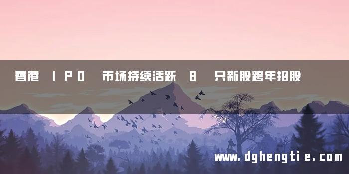 香港 IPO 市场持续活跃 8 只新股跨年招股